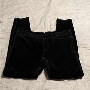 HUE Black Thick Cotton Pants - Size L